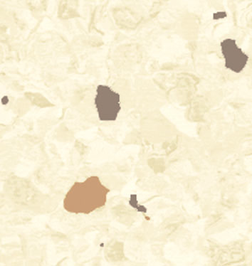 우수한 성능과 낮은 유지비용의 균질 바닥재