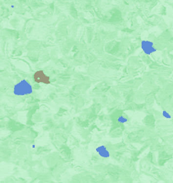 우수한 성능과 낮은 유지비용의 균질 바닥재
