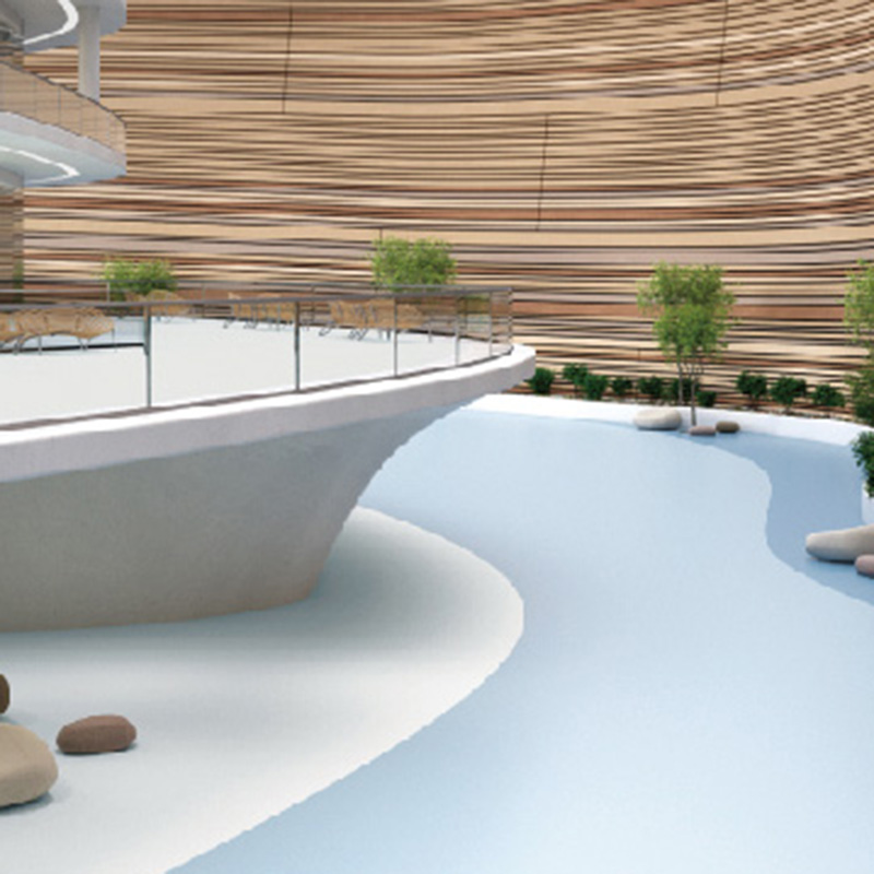 PUR 폴리우레탄 코팅 균일 바닥재